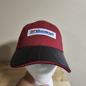 BF Goodrich Tires Advertising Trucker‎ Hat Cap Men's Adjustable  Red Black